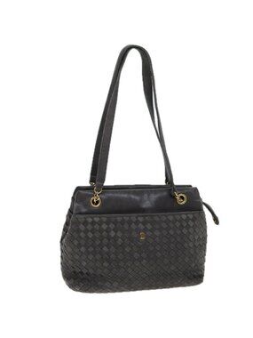 BALLY Shoulder Bag Leather Gray